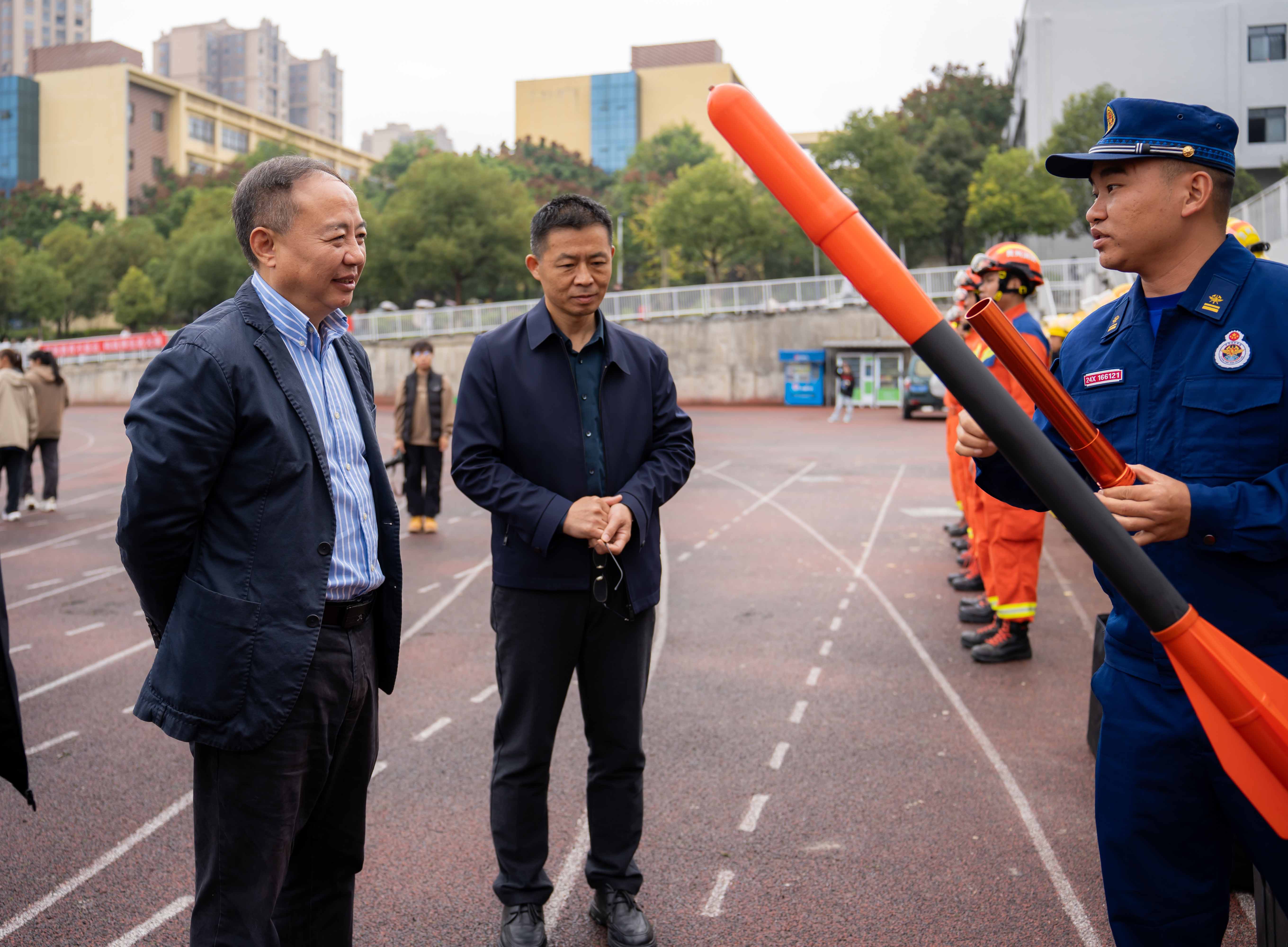 2023年德江县消防宣传月活动启动仪式暨第二届大学生消防技能运动会在银河正规官网举行(图10)